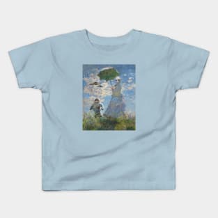 Alien with a parasolar Kids T-Shirt